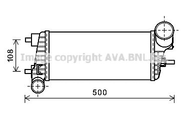 AVA QUALITY COOLING fda4471 -  Интеркулер